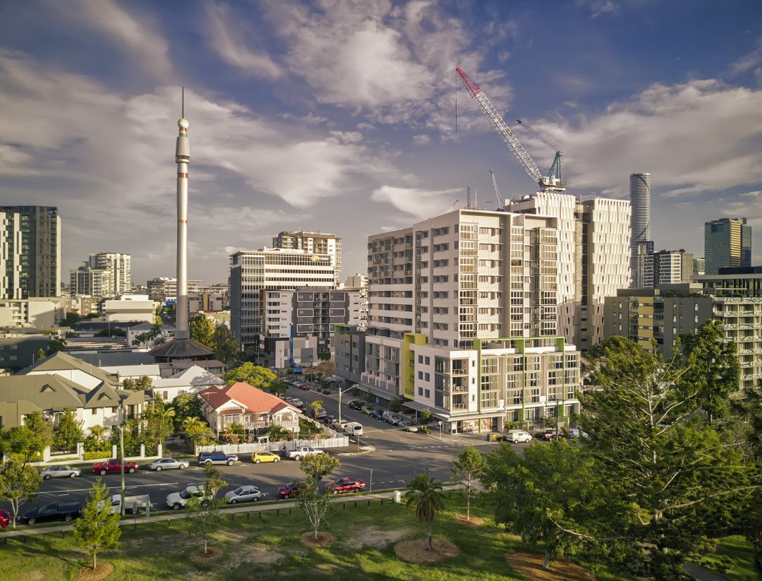 Brisbane Skyneedle aerial photograph Brisbane Property Photography
