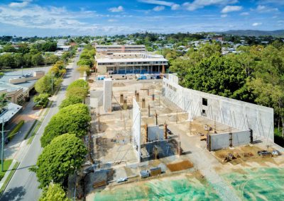 Brisbane construction site aerial photography