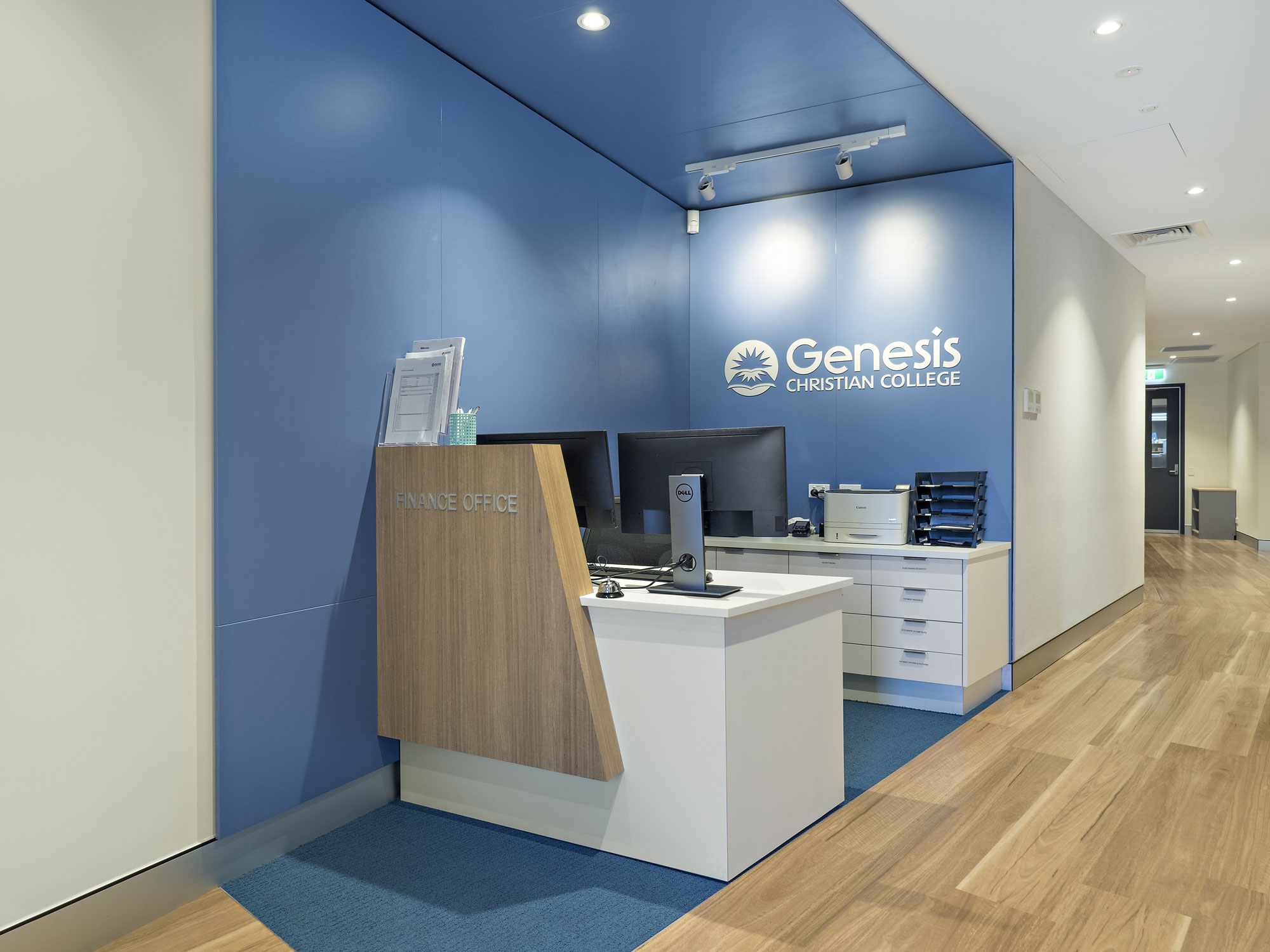 Genesis College entrance photography