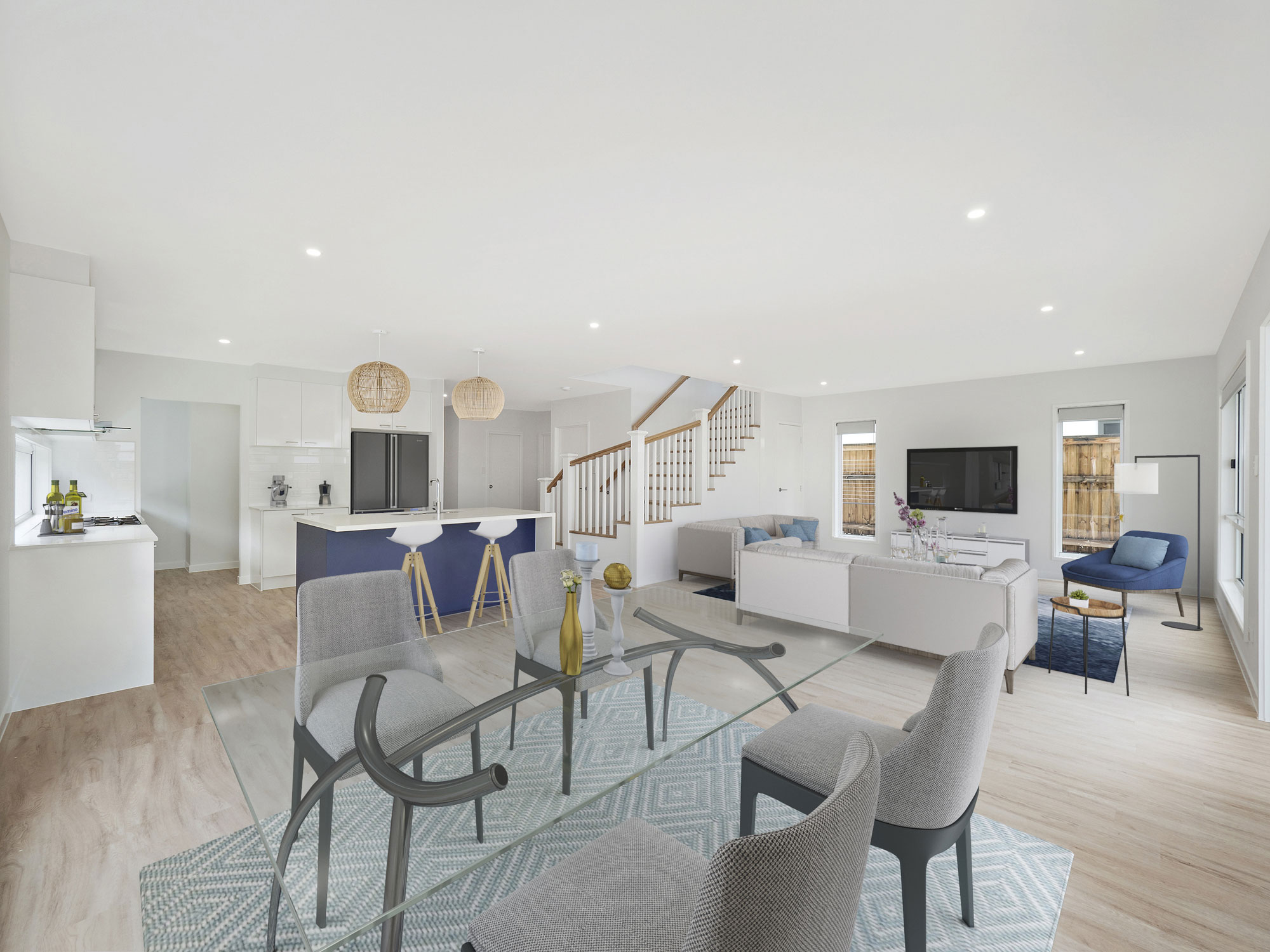 lounge without virtual furniture - real estate marketing photography new homes Alphaline Homes Griffin lounge without virtual furniture - real estate marketing photography new homes Alphaline Homes Griffin