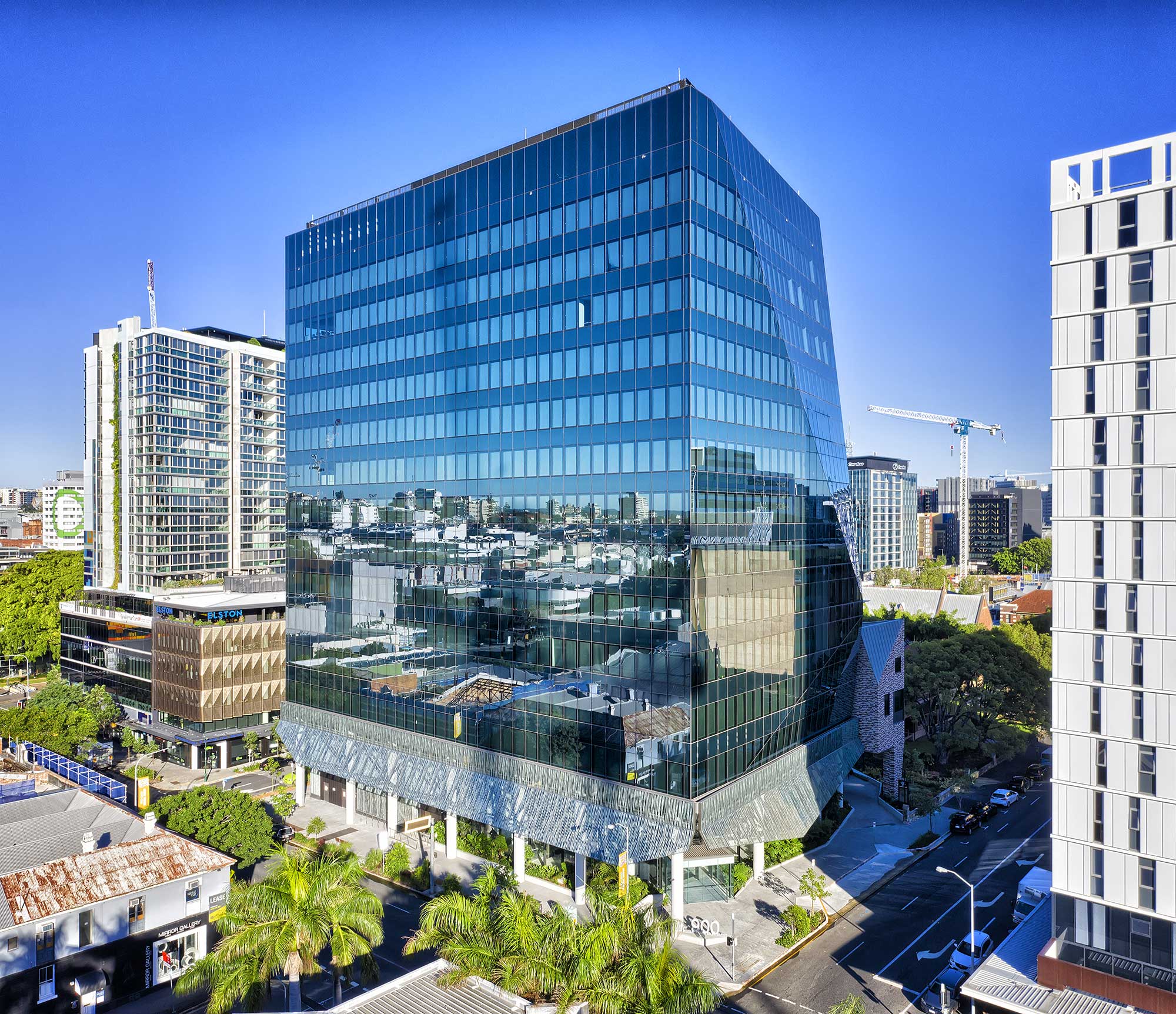 Drone Photography Brisbane - Commercial building Ann St Brisbane