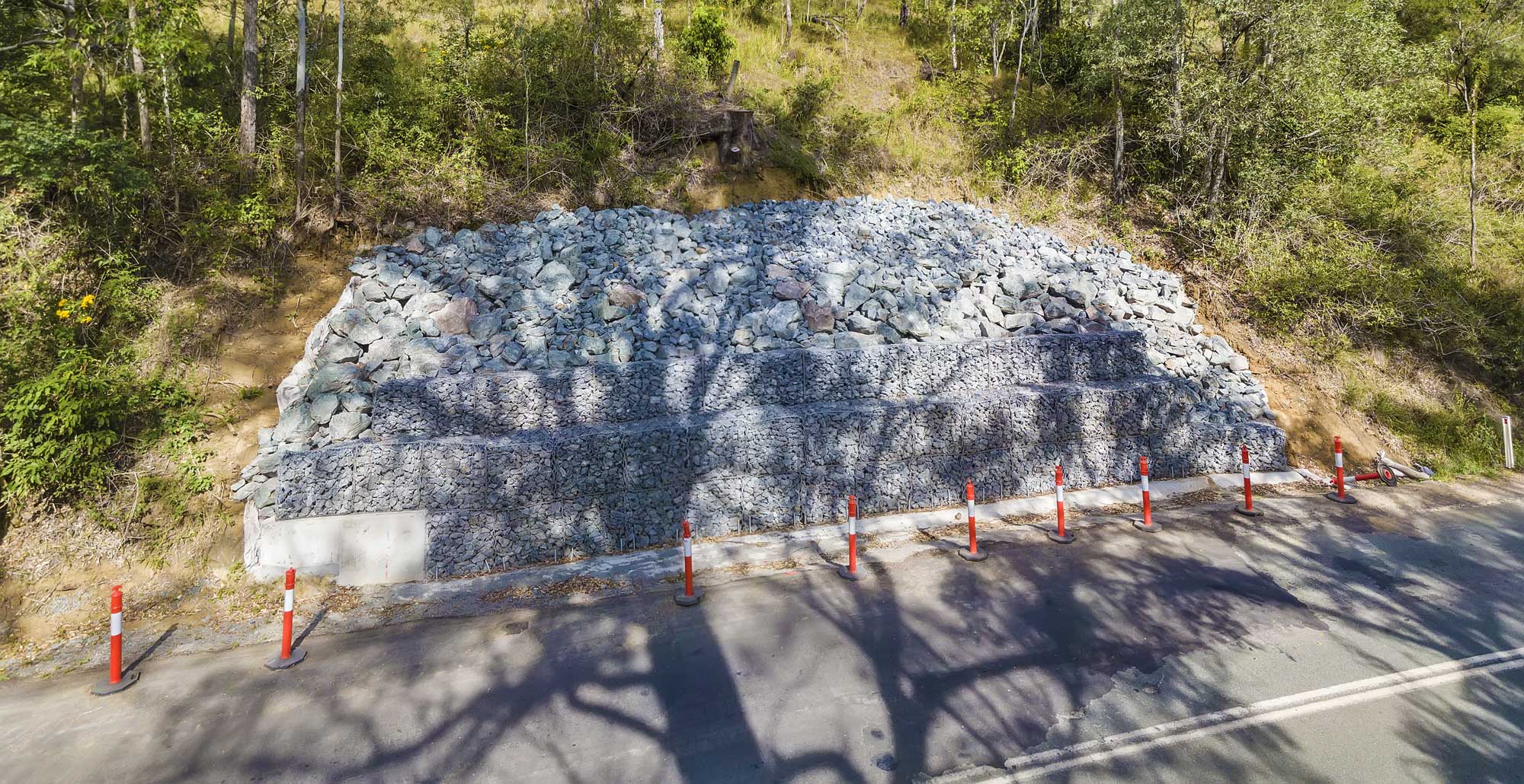 Construction photography Brisbane - Lamington National Park remedial work - Concrib