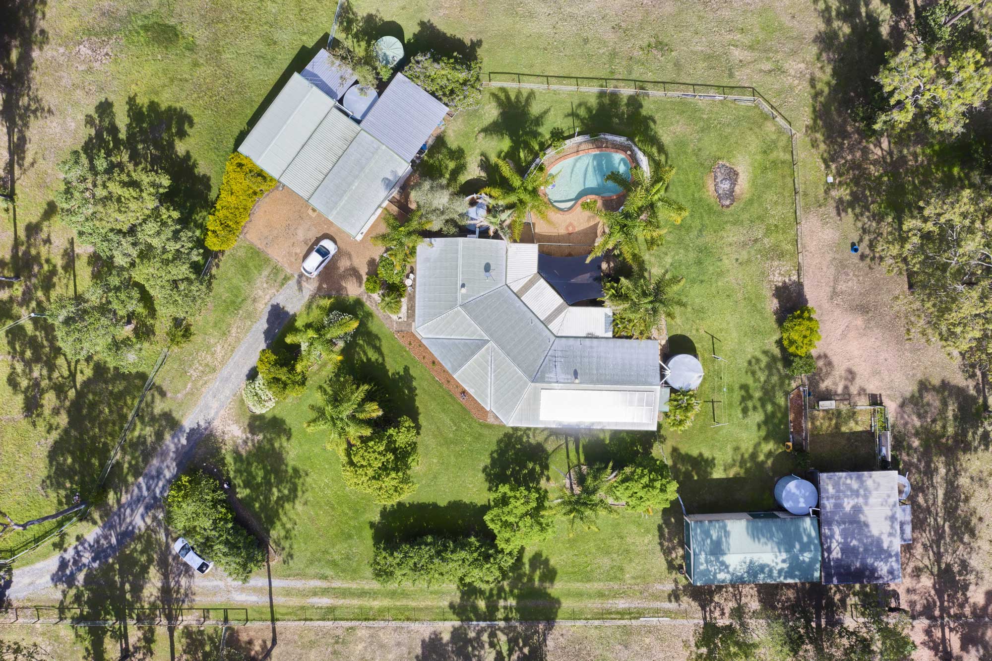Drone photography at 1033 Teviot Rd Jimboomba for a new real estate listing