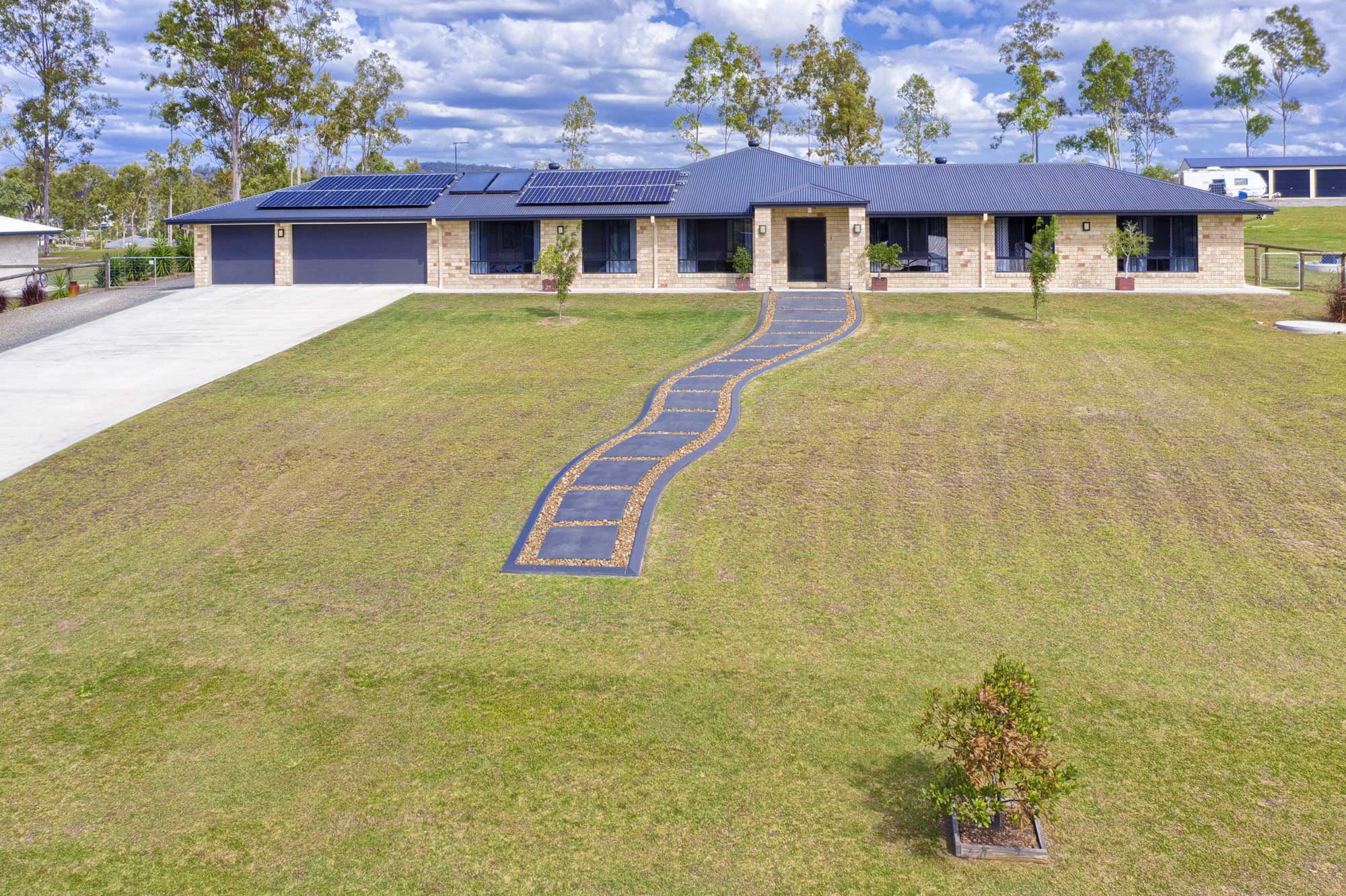 Acreage drone photography at 187  Panitz Drive Jimboomba