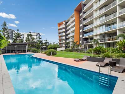 Real estate photography of Kangaroo Point apartment for sale
