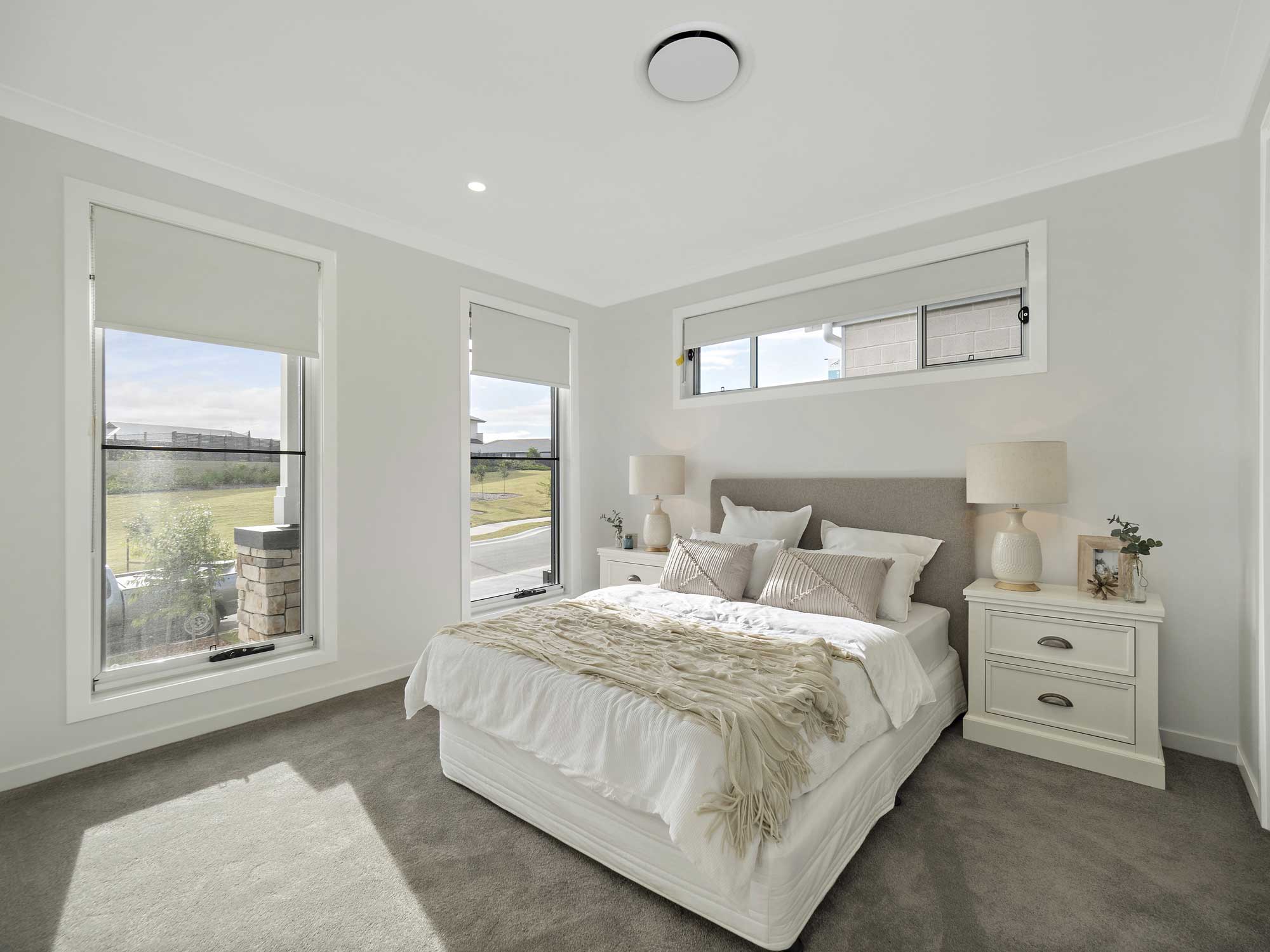 Photographing an Alphaline Homes display home at Griffin, north of Brisbane