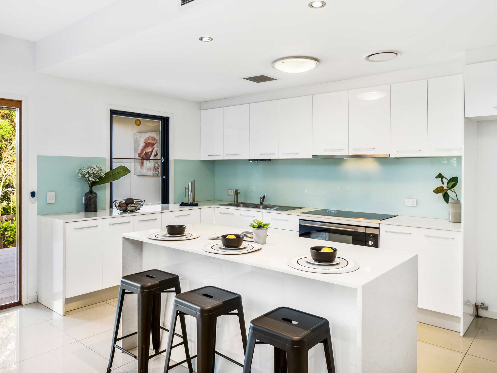 The kitchen - Real estate photography for a new home listing at Wavell Heights, Brisbane north side The kitchen - Real estate photography for a new home listing at Wavell Heights, Brisbane north side