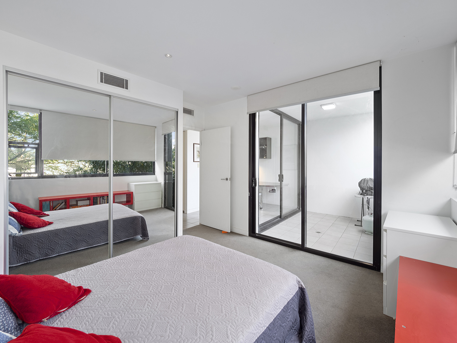 One of the three bedrooms - Photographing an apartment for sale at Pidgeon Close West End