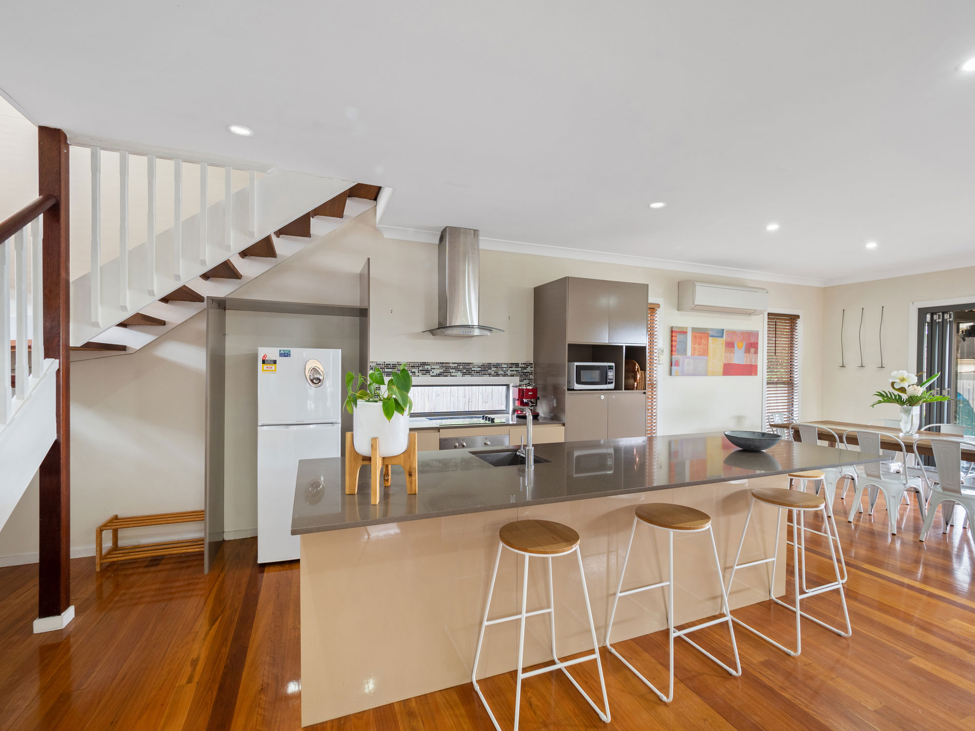 Capturing all the main living spaces of a home for sale at Mountjoy St Wynnum