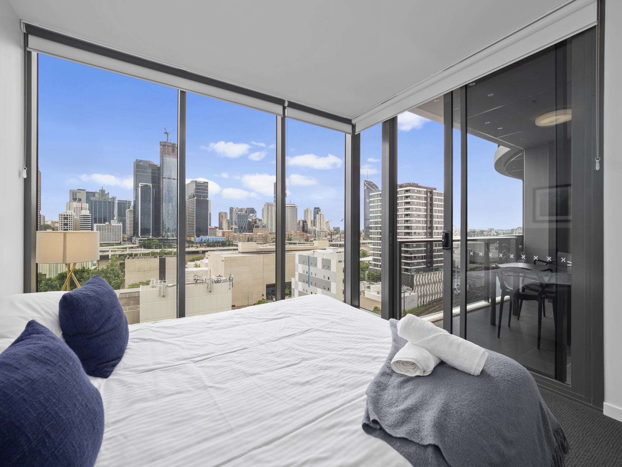 Apartment photography at 38 Hope St South Brisbane